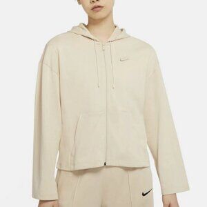 Nike Sportswear Full-Zip Hoodie Womens Size LARGE Loose Fit Heavy Weight Cotton